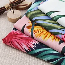 Lychee Life 50x140 см Ткань с цветочным принтом модные красочные ткани Ручное шитье для поделок одежда поставки украшения