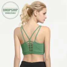 Сексуальный спортивный бюстгальтер на спине однотонная майка без рукавов для йоги для женщин фитнес пуш-ап спортивный ударостойкий чехол для бега спортивный Быстросохнущий жилет