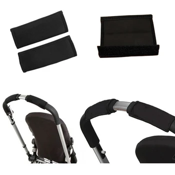 

2Pcs/Lot Baby Stroller Cover Pram Stroller Carriage Front Handle Bumper Bar Cover Skid Resistance Wheelchairs Hand Protector