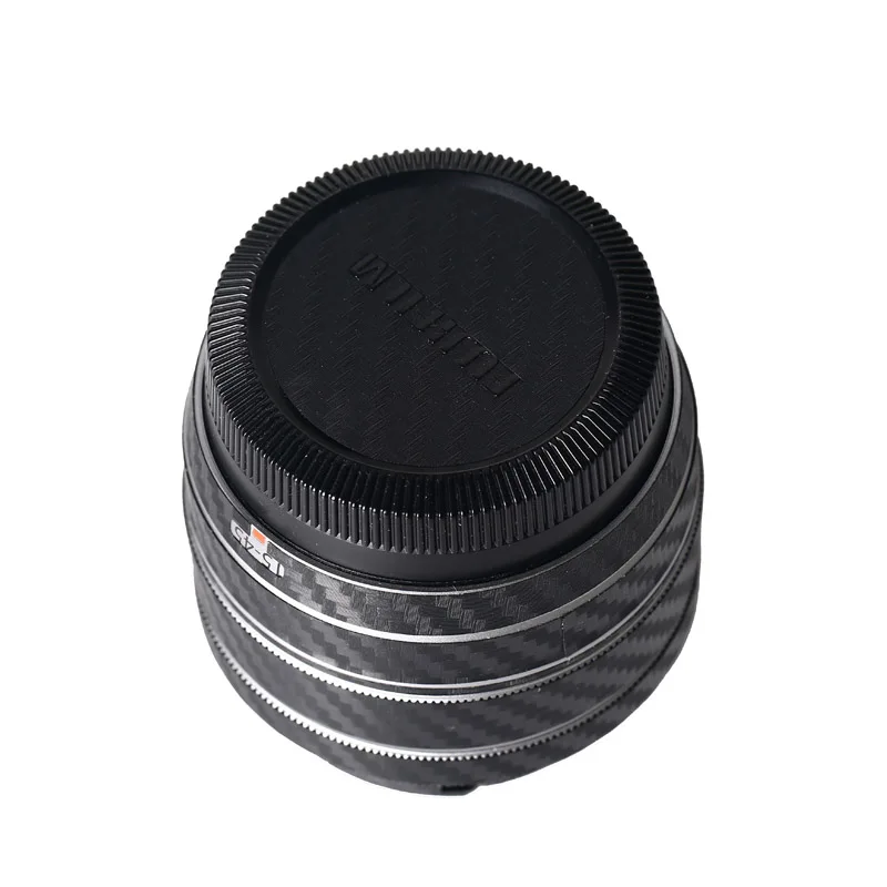 1-10 Набор для Fujifilm 15-45 мм Защитная пленка для объектива камеры наклейки из углеродного волокна устойчивый к царапинам клей отправка запасных наклеек