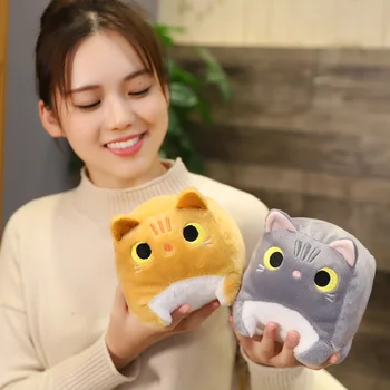 Japanese Anime Square  Cat Plush 2