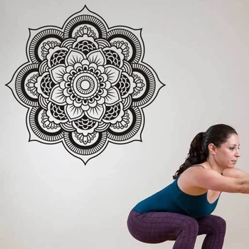 

Yoga Club Wall Sticker Decal Pattern Body-building Posters Vinyl Wall Decals Home Decoration Decor Mural Yoga Sticker