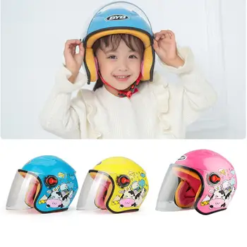 

Children's Motorcycle Helmet Cartoon Cute Winter Warm Helmet For Four Seasons
