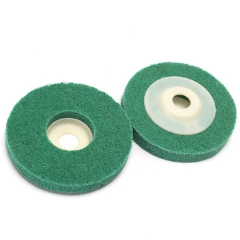 

10x Green Nylon Polishing Wheels Sanding Disc Circular 100mm Grinding Smoothing