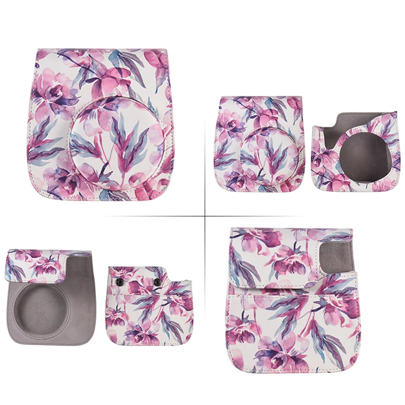 PU Камера сумка для Fujifilm Instax Mini 8/9 Instax камера сумка прочная мгновенная Камера сумка протектор чехол с ремешком