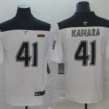 Мужской взрослый Орлеан высокого качества Saints Alvin Kamara color rush Saints Jersey