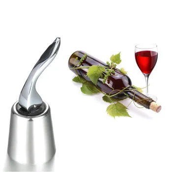 

4*9.5CM 1Pcs Wine Bottle Stopper Champagne Beverage Supplies Stainless Steel Bright /Sanding White Bar Tools Leak Free