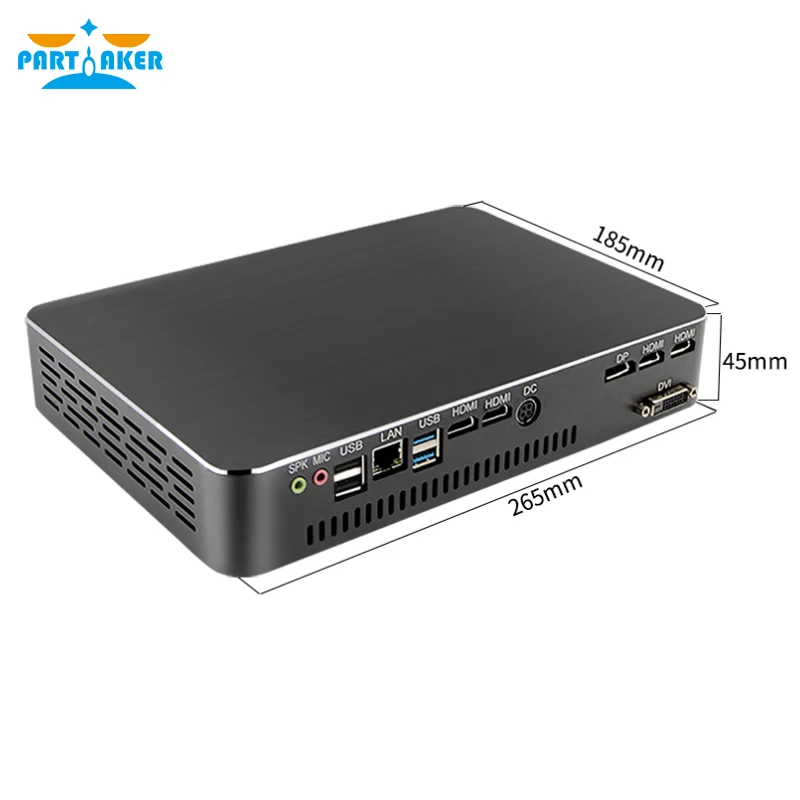  Partaker Xeon E3 1231V3 GTX1050TI 4G Dedicated card gaming Mini PC Win 10 Desktop Computer game pc 
