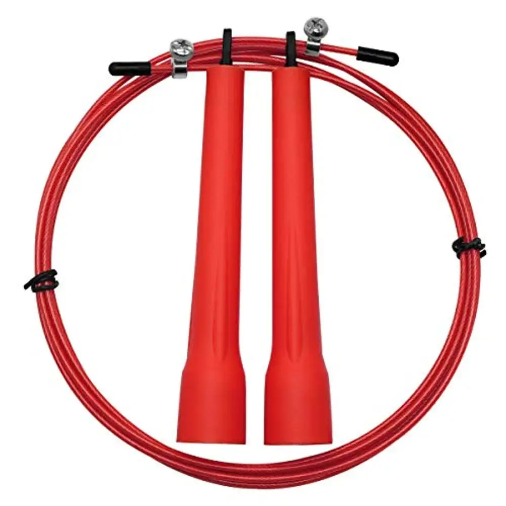 Red CMD 3 м Скакалка для прыжков на скорости для фитнеса Corssfit Скакалка для бокса, ММА, фитнеса и прыжков для женщин, мужчин и детей со счетчиком - Цвет: Red