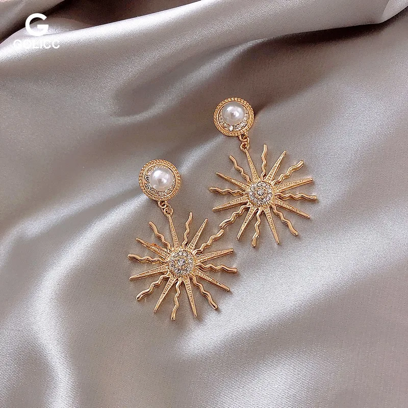 

Trendy Metal Geometric Women Dangle Earrings Personality Exaggeration Geometry Eardrop Drop Earrings Jewelry Earrings