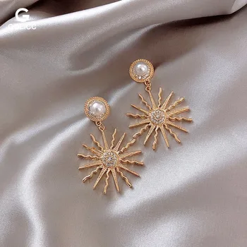 

Trendy Metal Geometric Women Dangle Earrings Exaggeration Geometry Eardrop Drop Earrings Jewelry Earrings
