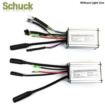 

Schuck Free Shipping 36/48V 15A for 250W/350W motor waterproof connector plug Electric Bicycle KT kunteng Controller with light