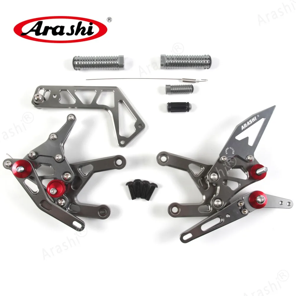 Arashi 1 Набор для YAMAHA YZF R1- ЧПУ Регулируемая подножка подножки Rider задние наборы Rearset R1M R1S RN32