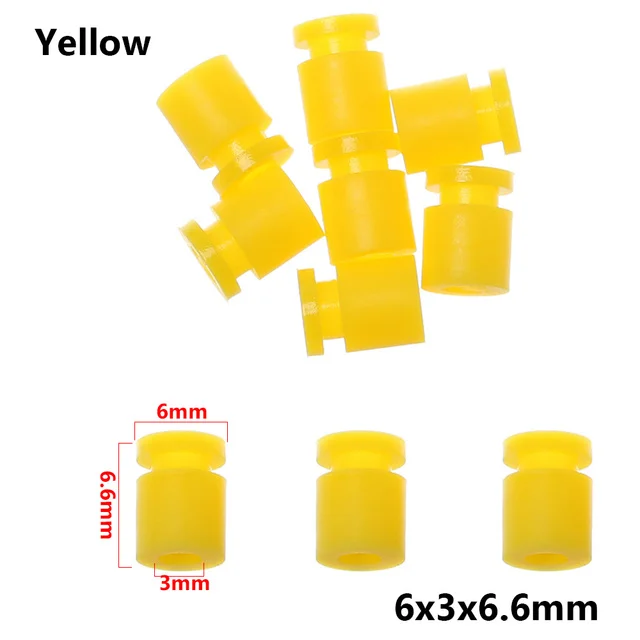 Yellow M3x6.6mm