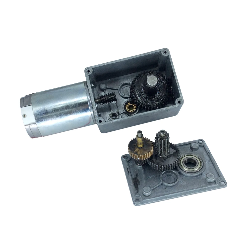 Электродвигатель шестерни постоянного тока 58GZ868 12V 24V 3 95RPM DC двухосный мотор червя