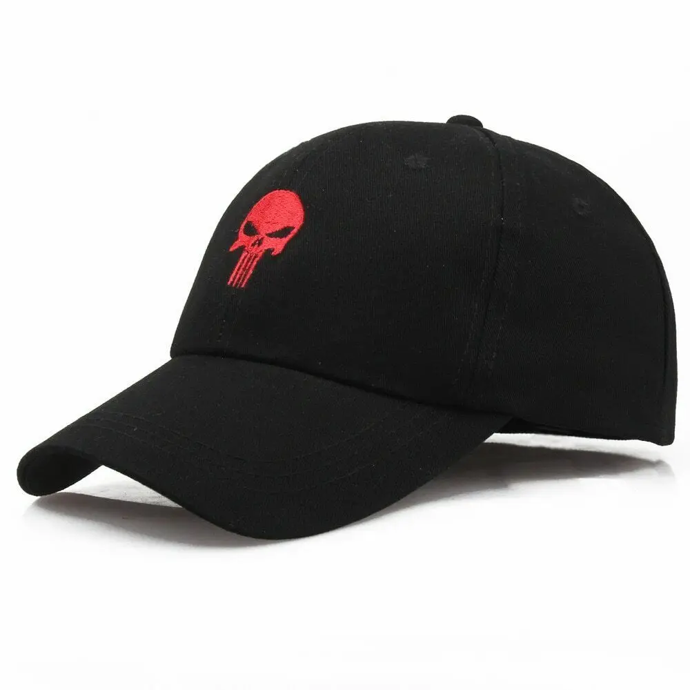 Marvel Comic Printed Punisher Baseball Dad Cap Snapback Hat Mens Cosplay | Аксессуары для одежды