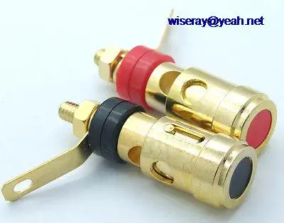 

DHL/EMS 200PC Crimp cables BINDING POST to Banana Plug Screw Cable DIY Testers Test Probe-A7