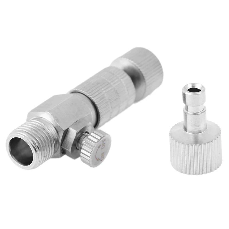 1set Airbrush Quick Disconnect Coupler Fitting Adapter With 4 Fittings 1/8  Part Spray Gun Air