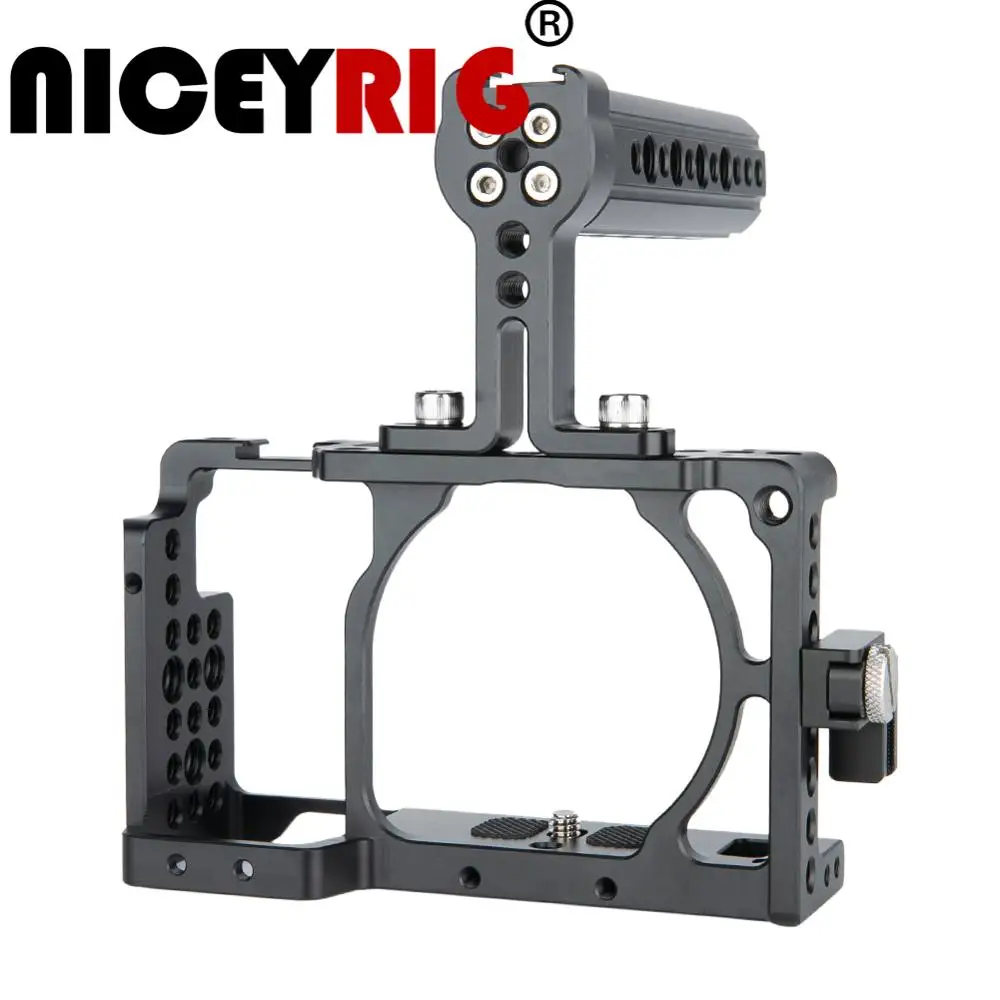 NICEYRIG для камеры SONY A6400 A6300 A6000 A6500 ILCE 6000 ILCE6500 NEX7 набор аксессуаров с ручкой и