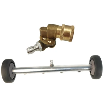 

Best Pressure Washer Undercarriage Cleaner - 16 Inch Water Broom, 2In1 Power Washer Attachments, Surface Cleaning Wands