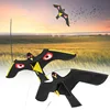 1 Set Hawk Kite with 5m Rod - Emulation Flying Bird Scarer Driving Bird Repellent for Garden Scarecrow Yard Bird Repeller ► Photo 2/6
