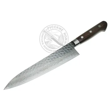 

Knife kitchen chef 07224 Sakai Takayuki (series Damascus 17 layers steel VG-10), 210mm