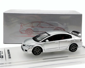 

1:64 INNO64 Honda Civic FD2 2007 Silver Diecast Model Car