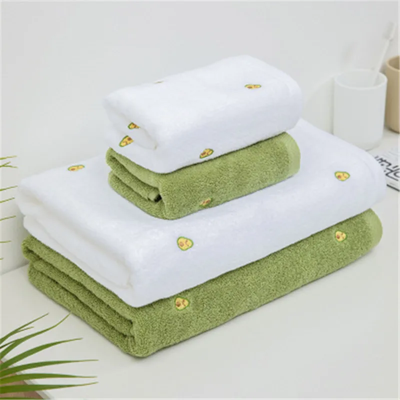 Luxury Embroidered Cotton Bath Towel, Bathroom Gift for Adults