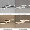 Modern Kitchen Island Pendant Lights Bar Table Dining Room Decor Hanging Lights Remote Dimming Kitchen Led Cord Pendant Lamp 4