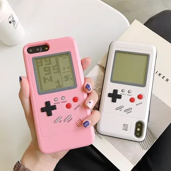 

Gameboy For Huawei P20 P30 Pro Case Color Screen Game Console For Huawei Nova 3 4 5 Honor 20 8X 9X Mate 20 Pro 30 Cover Coque