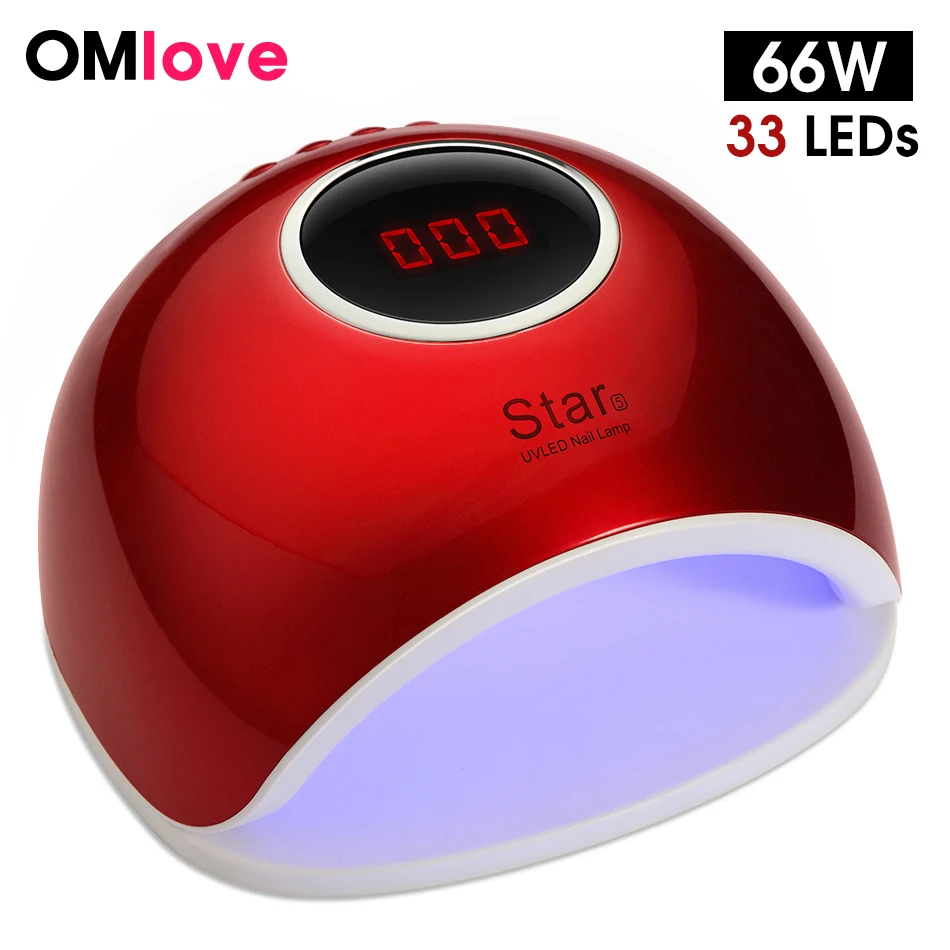 УФ-Сушилка для ногтей OMlove, светодиодный гель-лампа для быстрой сушки, Гель-лак 66 Вт, лампа для дизайна ногтей, инструменты для домашнего использования, дизайн ногтей «сделай сам»