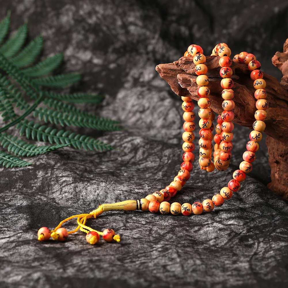 8 мм Ближнего Востока бусины Браслеты Tassel Pendant 99 четки исламский мусульманский тасбих Аллах Мохаммеда четки оптом по низкой цене для Для женщин Для мужчин