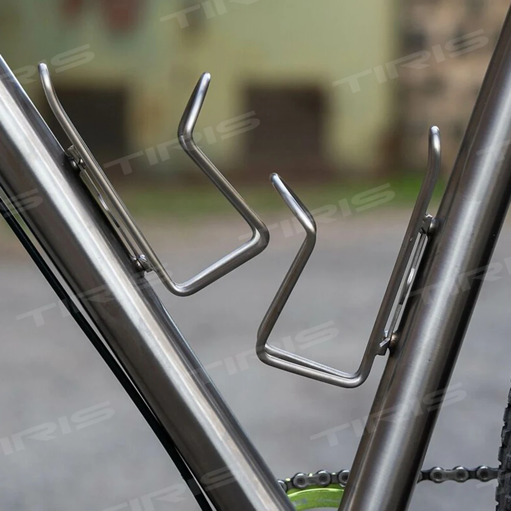 Bicycle Titanium Water Bottle Holder TIRIS MTB Cycling Bike Accessories Cage Parts