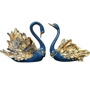 

European Swan Ornaments TV Cabinets American Living Room Wine Cabinets Home Decor Bridal Chamber Nordic Creative Wedding Gifts