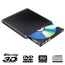 USB 3,0 рекордер dvd-плеер Внешний 3D Blu-Ray DVD привод тонкий портативный домашний Blu-Ray dvd-плеер