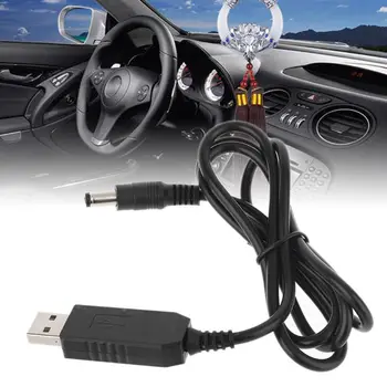 

QC 3.0 USB To DC 12V 1.5A 5.5x2.1mm Step Up Cable Power Boost Line For WiFi Router LED Strip Light and more 12V Devices