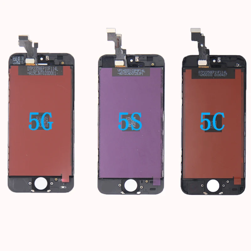 Класс AAAA+++ ЖК-дисплей для iPhone 5 5G 5S 5C SE кодирующий преобразователь сенсорного экрана в сборе. Без битых пикселей+ с подарками