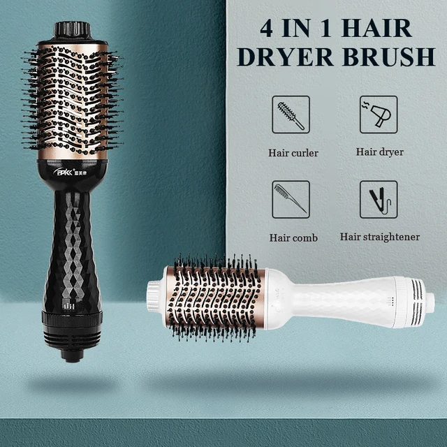 Electric Hair Brush One Step Hair Dryer Styler Brush Hot Air Iron Hair Straightener Comb Automatic Wave Formers Hair Curler 1