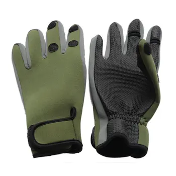 

Bicycle outdoor sports gloves winter warm riding gloves full finger non-slip fishing gloves can be exposed three fingers