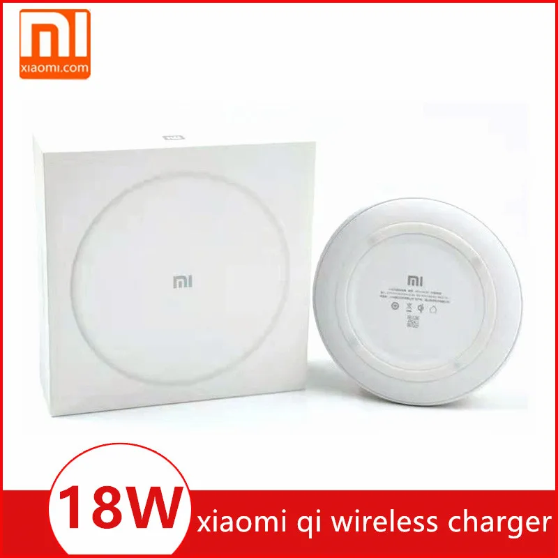 wireless charger Xiao mi Беспроводное зарядное устройство 18 Вт макс для mi 9 mi X 2 S/3(10 Вт) Qi EPP совместимый мобильный телефон(5 Вт) для iphone x xr - Тип штекера: wireless charger