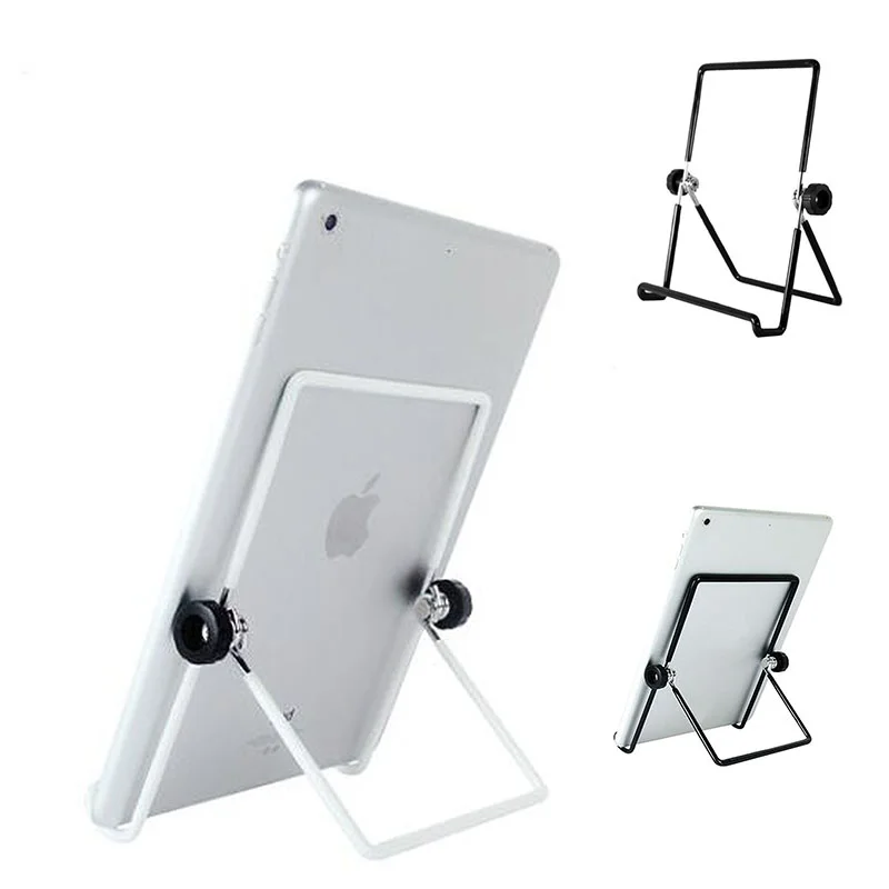

Portable Foldable Metal Tablet Stand Adjustable Phone Tablet Universal Desktop Holder Mount Cooing for iPad iPhone Tablet 5-10"