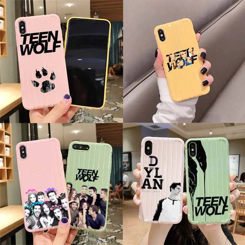 Чемодан на колесиках Teen Wolf Dylan obничего текстурный чехол для телефона IPhone 11 Pro Max X XS