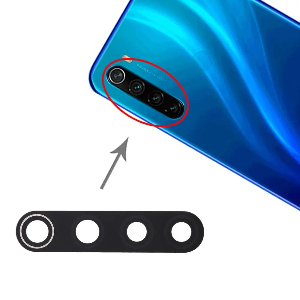 10 шт. задняя камера объектив для Xiaomi Redmi Note 8 задняя камера Крышка объектива Запасная часть для Xiaomi смартфон Запасная часть