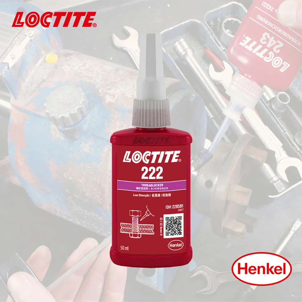Loctite 222 Новый винтовой клей анаэробный резьба Блокировка уплотнения 241 242 243 262 все