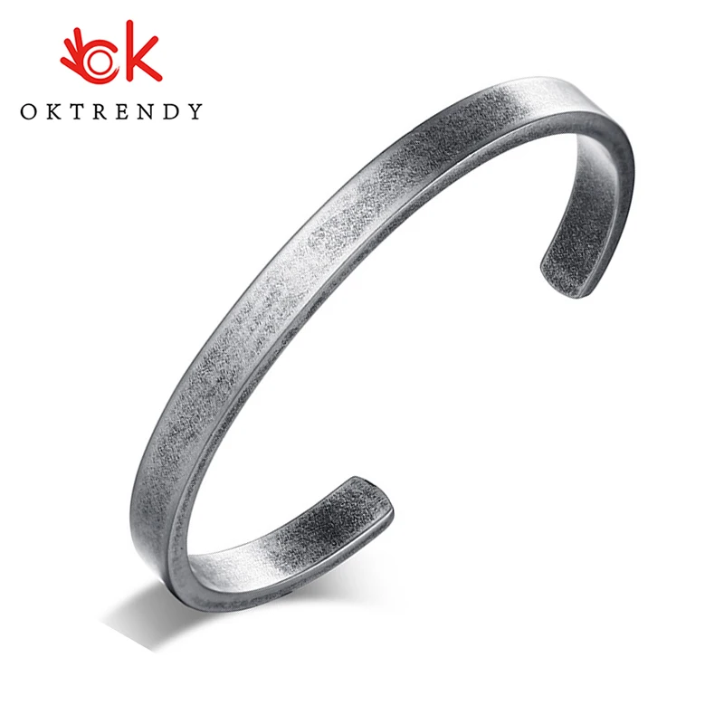Винтажные браслеты манжеты Oktrendy в стиле викингов для мужчин и женщин простые