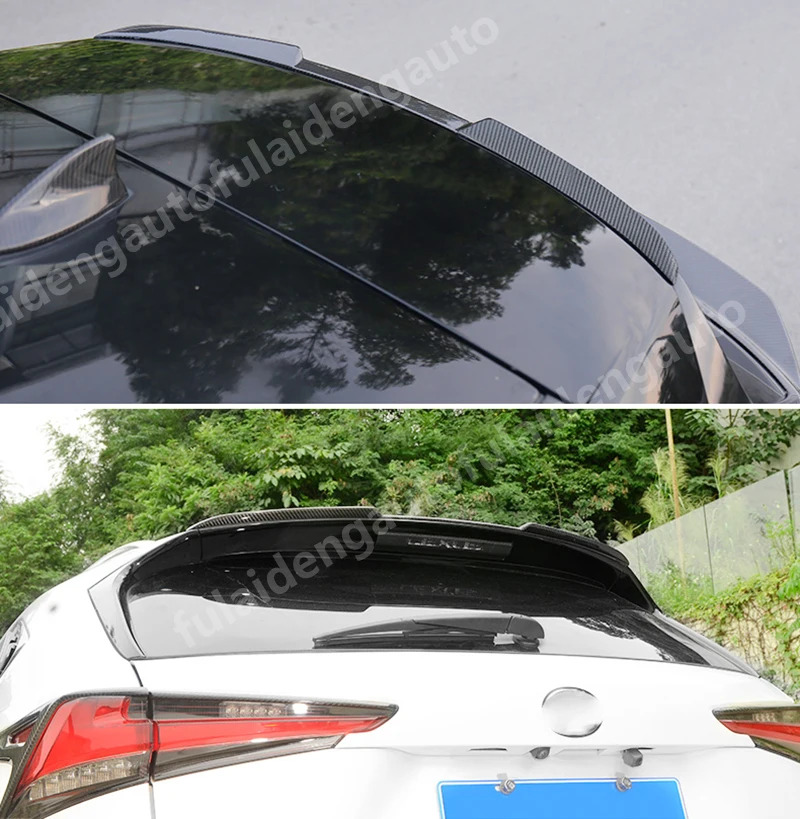 Для LEXUS NX NX200 NX200t NX300h- углеродное волокно спойлер на задний багажник, крыло для губ автомобильные аксессуары