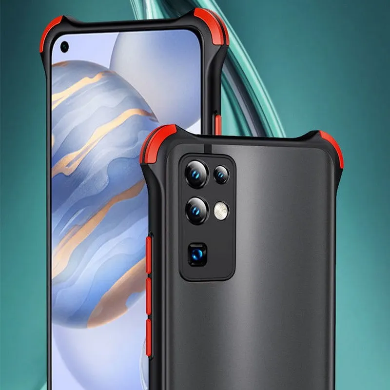 Luxury Shockproof Case For Samsung S20 FE Note 20 S20 Plus 20Ultra S21 Plus Matte Case A71 A51 A31 4G A52 A72 5G A70 A50 A30 A20