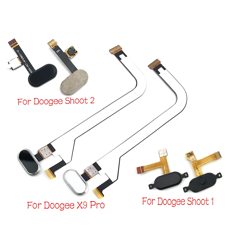 Протестировано Новое Для Doogee Shoot 1 2X9 Pro домашняя кнопка отпечаток пальца сенсорный ID сенсор гибкий кабель ленты Замена пасты
