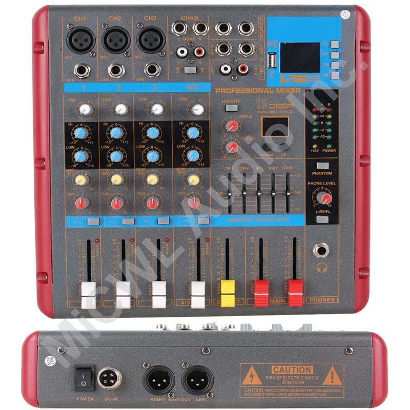 XR5 5 Channel Bluetooth Mixer Mixing Console 5