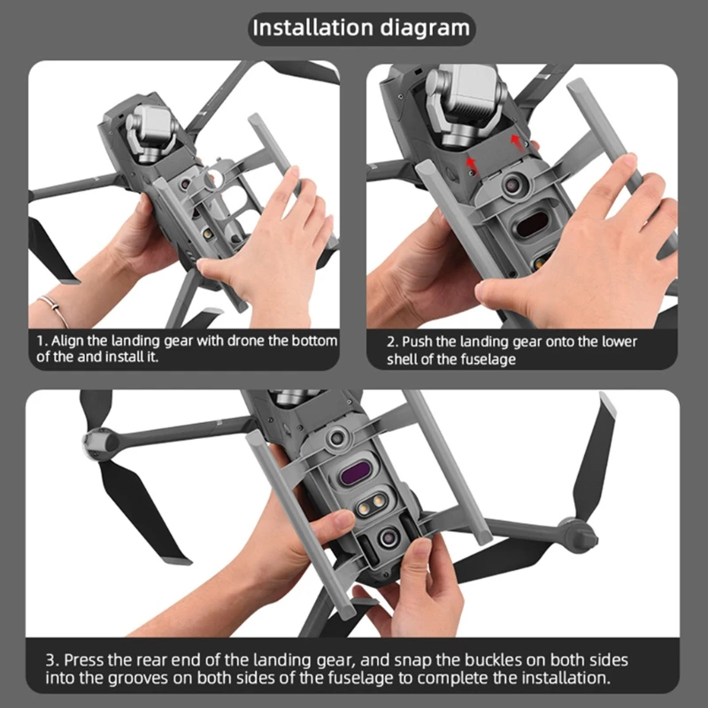 Dji-Mavic 2 Pro/Zoom Drone Height Extender Leg     